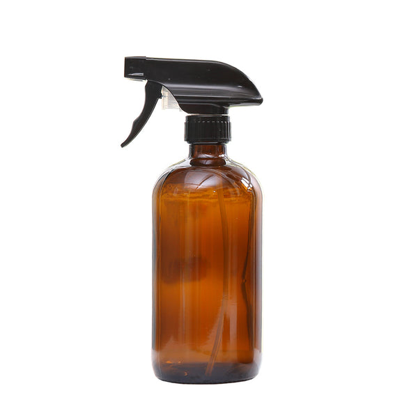 6X 500Ml Amber Black Glass Spray Bottles Trigger Watering Cans & Spray Bottles