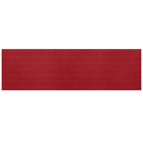 Marlow Extra Large Floor Rug Non Slip 90Cm X 305Cm Red Rugs
