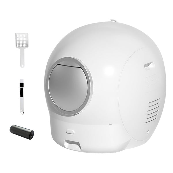 Pawz Self Cleaning Box Large Enclosed Toilet Cat Litter