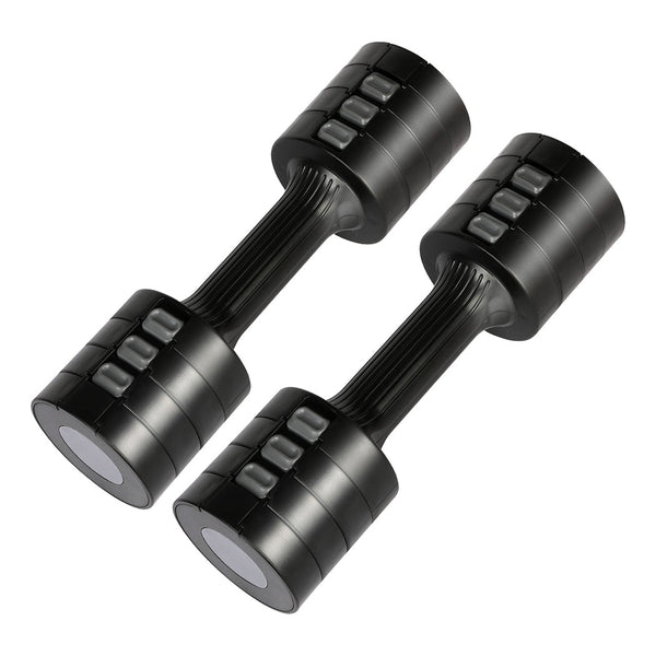Centra A Pair Of 1Kg To 5Kg Black Dumbbells
