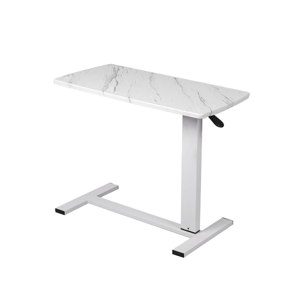 Levede Standing Desk Sofa Bed Side Table White No Slots Marbled Standing Desks