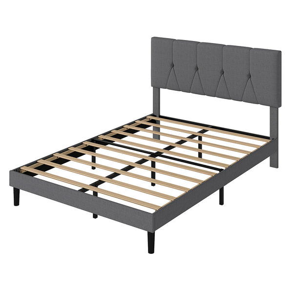 Levede Bed Frame Upholstered Platform Mattress Base Queen Queen Bed Frames