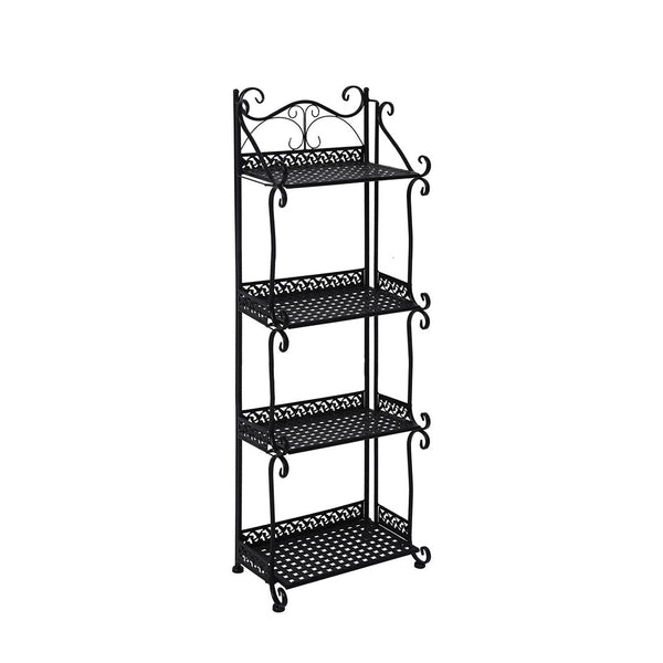 Levede Plant Stand 3 Tiers Outdoor Indoor Black Plant Stands