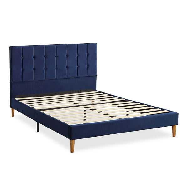 Levede Bed Frame Queen Size Mattress Blue Queen Bed Frames