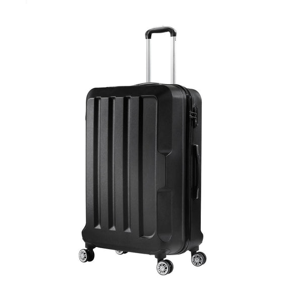Slimbridge 20" Travel Luggage Lightweight Black Inch Suitcases