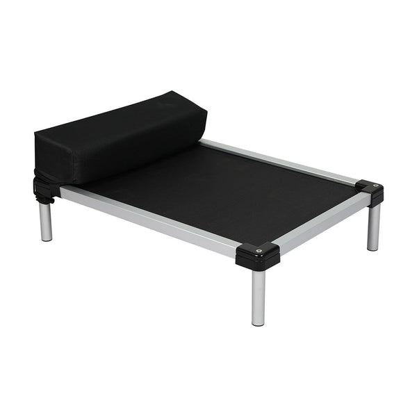 Pawz Pet Trampoline Aluminium Frame M Black Medium Pet Beds