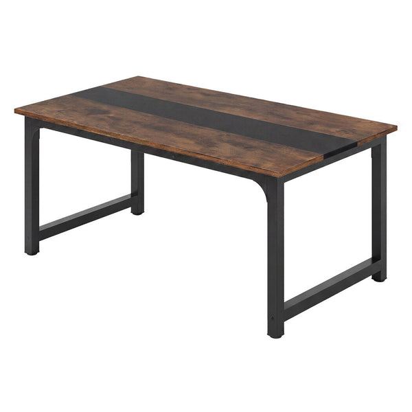 Levede 160Cm Industrial Dining Table 4 Seater Walnut & Black Dining Sets