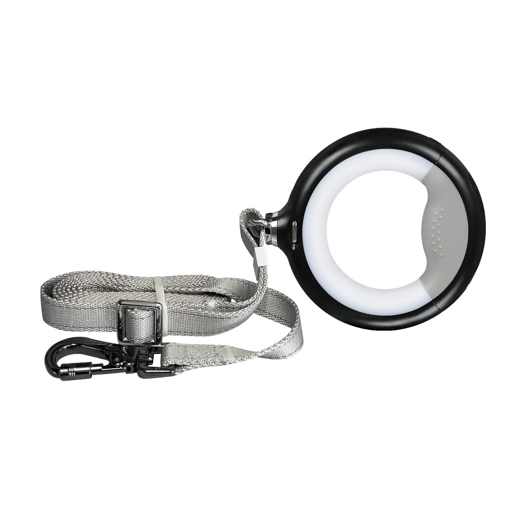 Pawz Led Dog Leash Lead Walking Rope Black Leads & Head Collars