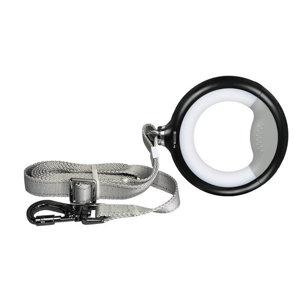 Pawz Led Dog Leash Lead Walking Rope Black Leads & Head Collars