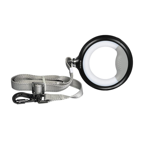 Pawz Led Dog Leash Lead Walking Rope Black Leads & Head Collars