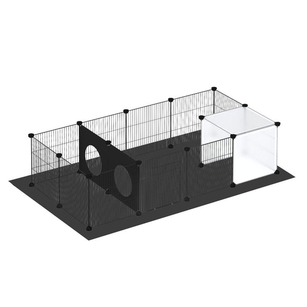 Pawz 12 Panels Guinea Pig Rabbit Puppy Playpen Fence Fences & Pens