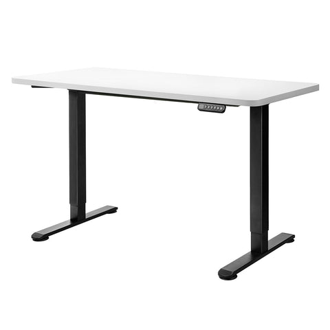 Levede Motorised Standing Desk Adjustable 120Cm White 800X 1.5Mm Standing Desks