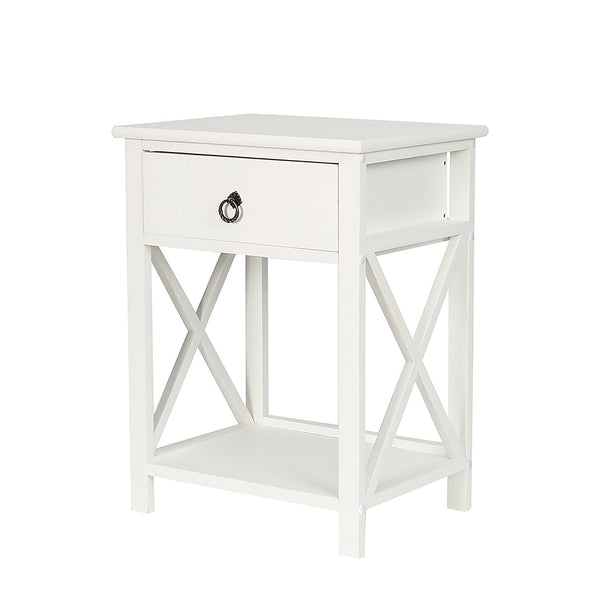 Levede 1X Bedside Table With Drawers Side Storage Modern Bedroom Piece Bedside Tables