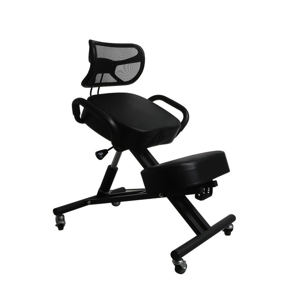 Levede Kneeling Chair Office Ergonomic Black Office Chairs