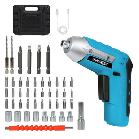 Traderight 4V Cordless Screwdriver 1300Mah 210Rpm Speed Screw Guns & Screwdrivers