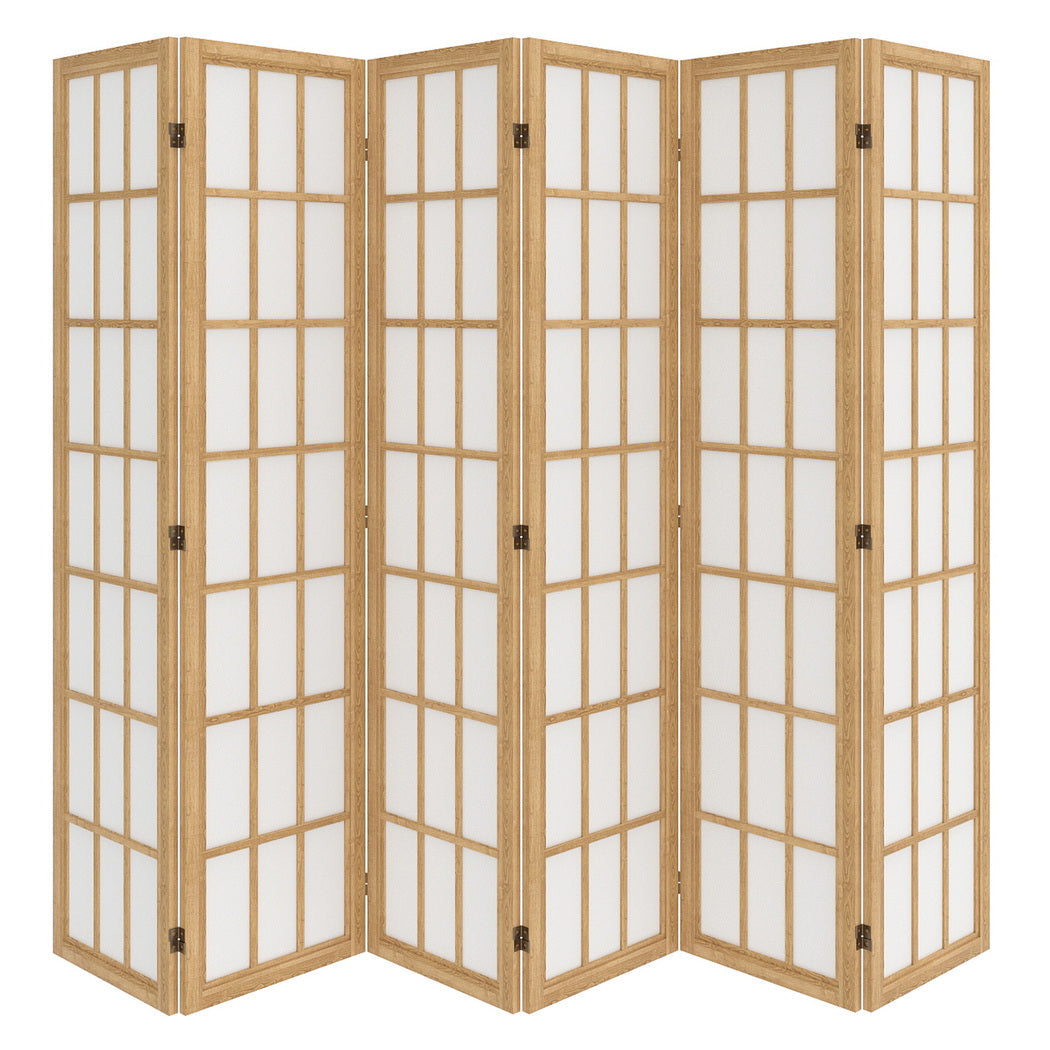 Levede 6 Panel Room Divider 170Cm Freestanding Screen Screens & Room Dividers