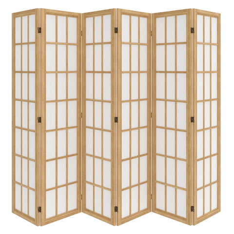 Levede 6 Panel Room Divider 170Cm Freestanding Screen Screens & Room Dividers