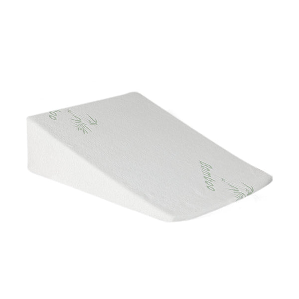 Dreamz White Memory Foam Wedge Pillow 10Cm Height Pillows