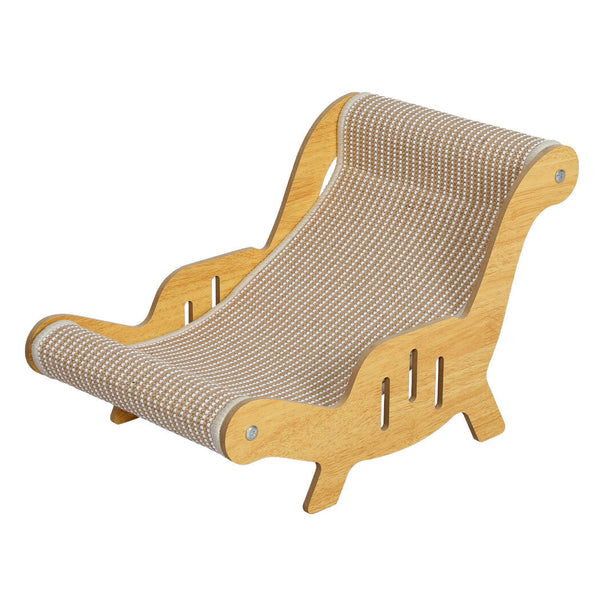 Pawz Cat Scratcher Bed Lounge Chair 2 In 1 Design Durable Scratching Furniture & Scratchers