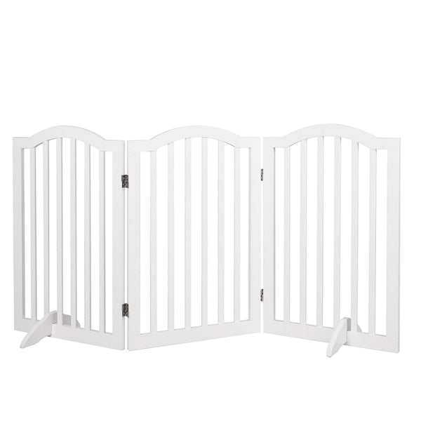 Pawz Pet Gate Dog Fence Safety White Fences & Pens