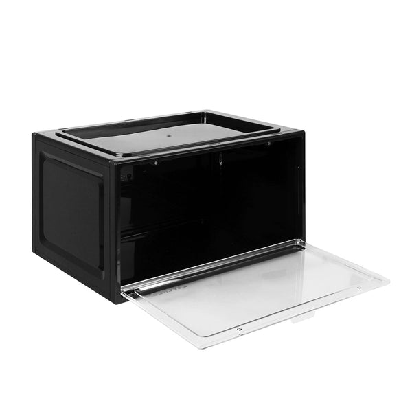 Stacked Shoe Box Acrylic Sneaker Display 1Pc Black Shoe Organisers