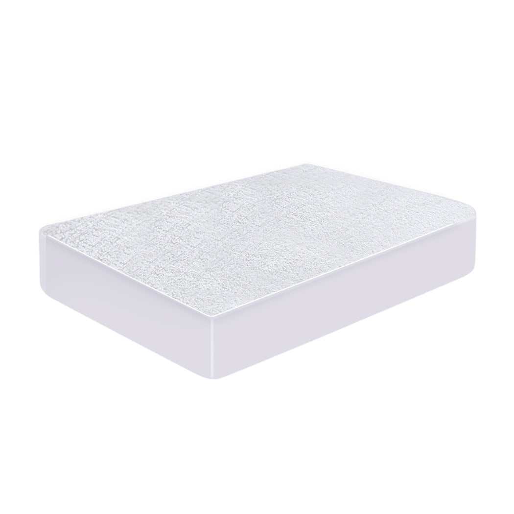 Dreamz Terry Cotton Fully Fitted Waterproof Mattress Protector Medium Mattress Toppers & Protectors