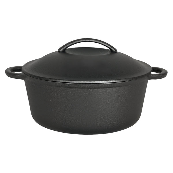 Pawz 6.6L Cast Iron Dutch Oven Heavy Duty Casserole Pot Casserole Pans
