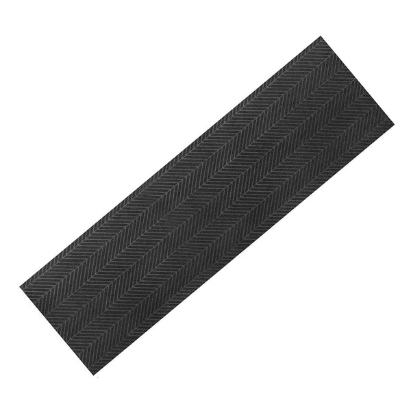 Marlow Extra Large Floor Rug Non Slip 90Cm X 305Cm Grey Rugs