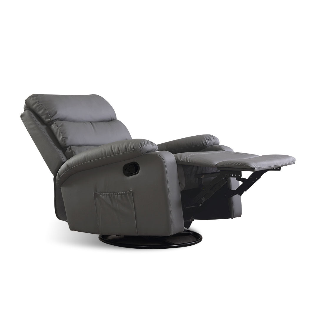 Levede Massage Recliner Chair Grey Comfortable Relaxation For Living Room Or Office Use Electric Massage Chairs
