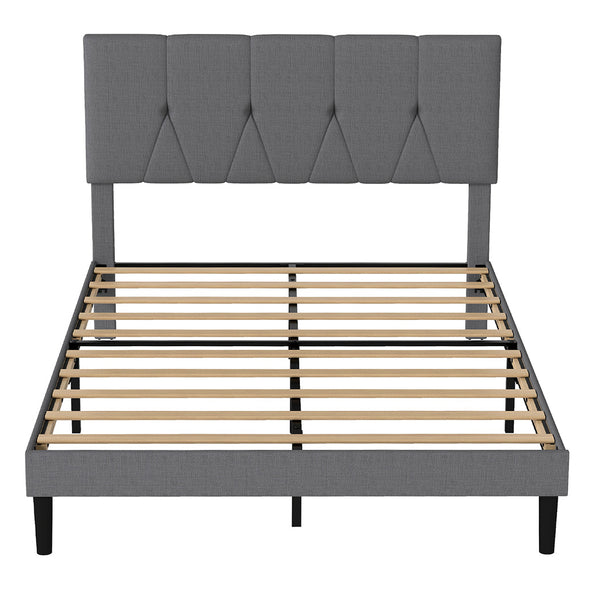 Levede Bed Frame Upholstered Platform Mattress Base Double Double Bed Frames