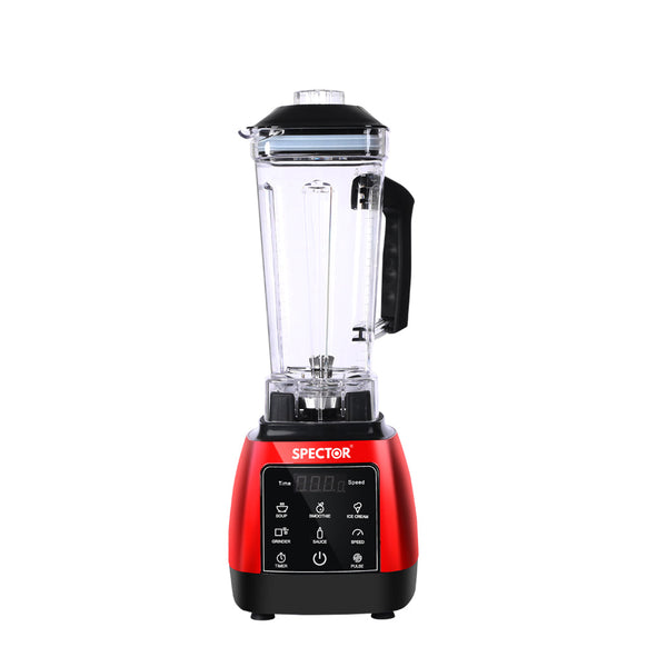 Spector 2L Commercial Blender Mixer Red Countertop Blenders
