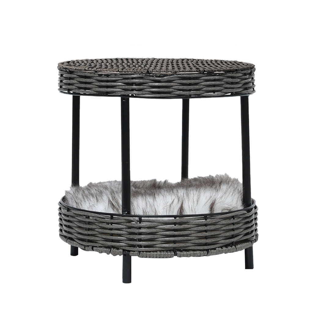 Pawz Rattan Pet Bed Elevated Raised Pet Beds