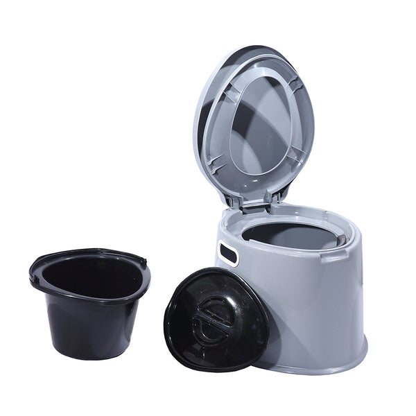 6L Camping Toilet Outdoor Potty For Travel Hiking Rv And Beach Use Portable Toilets & Accessories