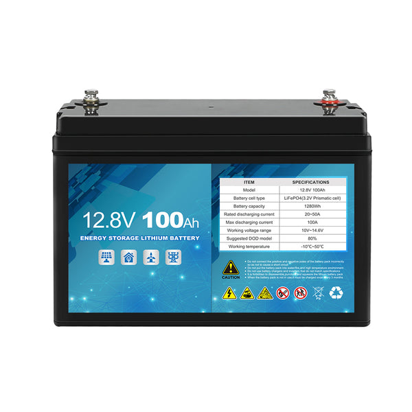 Safetex 12V Lifepo4 Battery Lithium Single Use Batteries