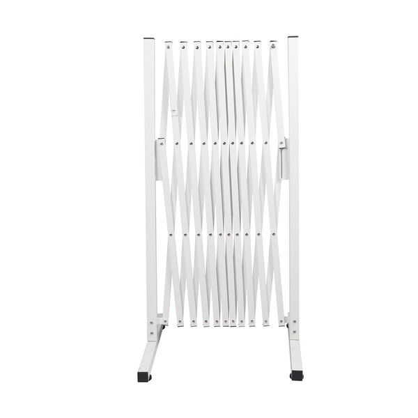 Garden Security Fence Gate Expandable White Gates