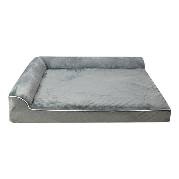 Pawz Orthopedic Dog Bed M Grey Comfortable Support For Medium Sized Dogs Pet Beds