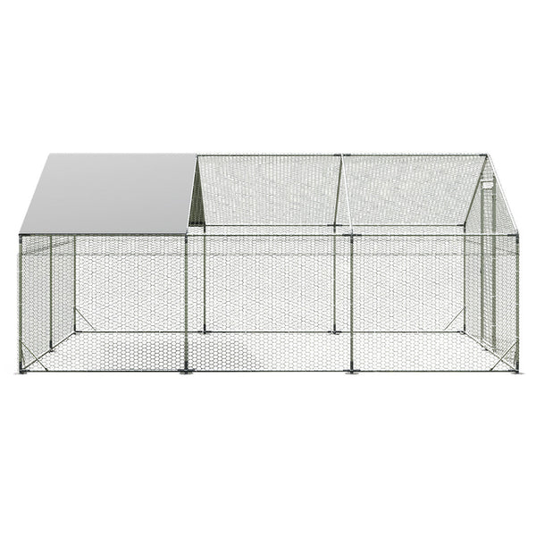 Pawz 600X300x194cm Large Metal Walk In Chicken Coop Cage Poultry Cages