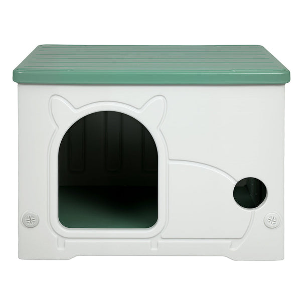 Pawz Outdoor Indoor Dogs Kennel Plastic Puppy Pet House Dog Kennels