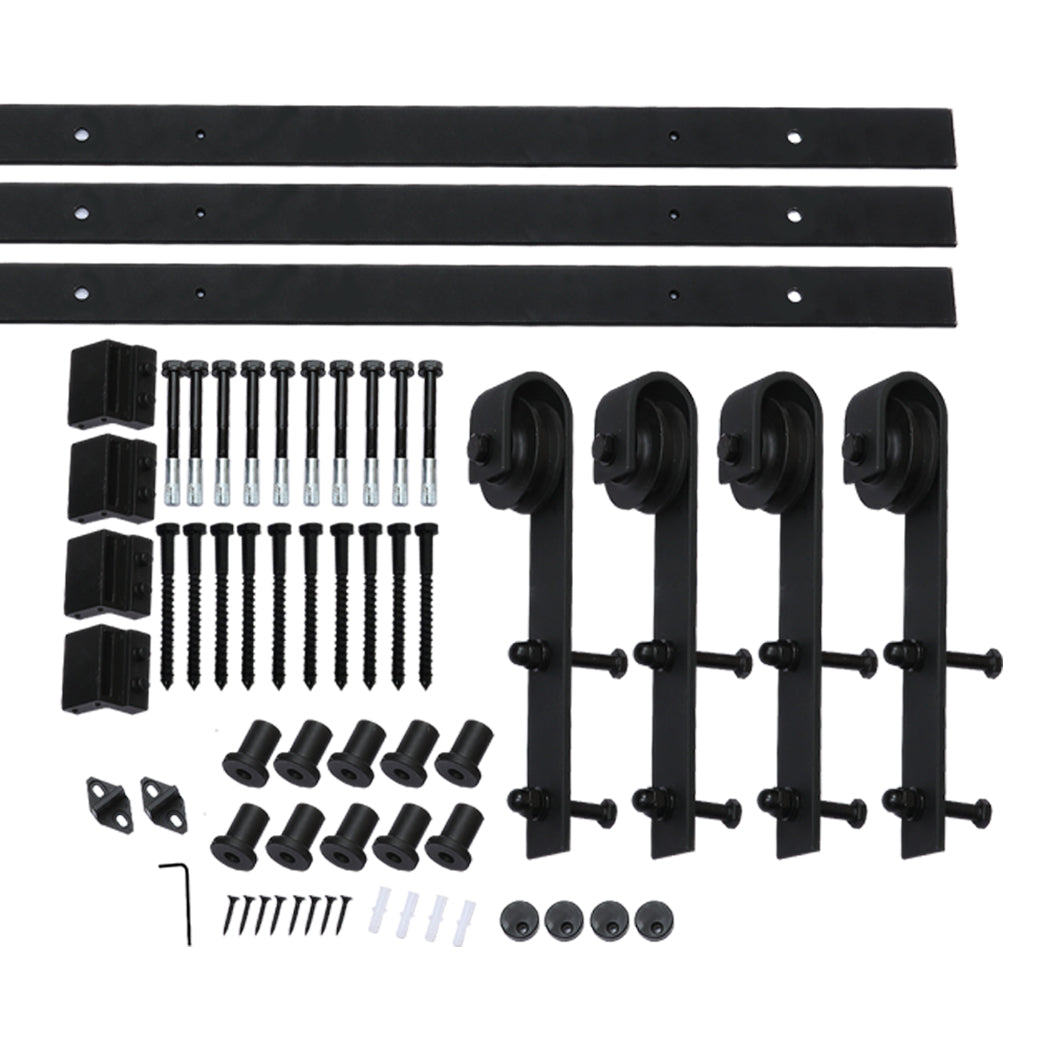4M Antique Classic Style Double Sliding 6.1Mx6.1M Sliding Door Hardware