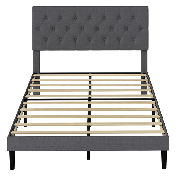 Levede Bed Frame Upholstered Platform Mattress Base Double Double Bed Frames