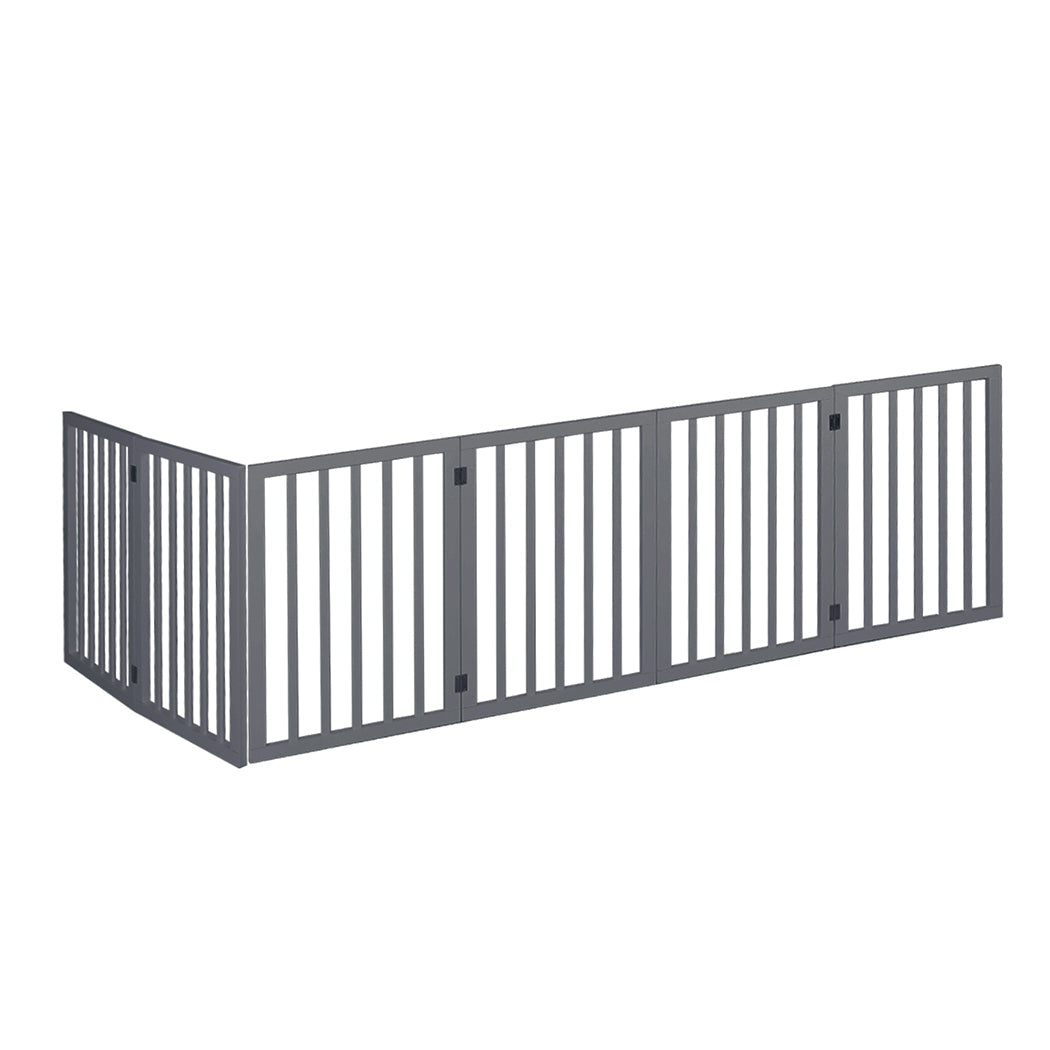 Pawz Pet Gate Dog Fence Safety Grey 100 Pack Fences & Pens