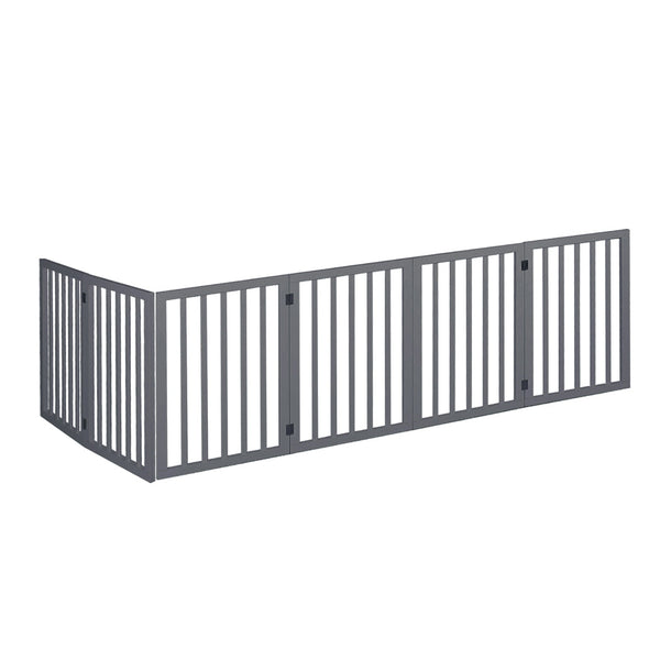 Pawz Pet Gate Dog Fence Safety Grey 100 Pack Fences & Pens