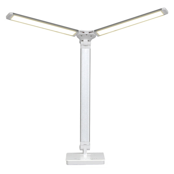 Emitto Double Head Desk Lamp Led Light Eye Caring Usb Lamps