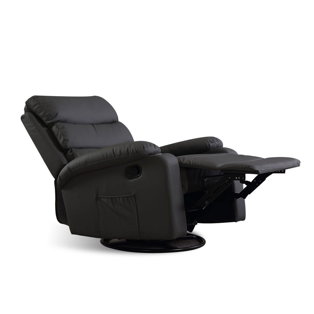 Levede Massage Chair Recliner 360 Swivel Black Electric Massage Chairs