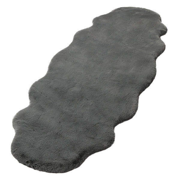 Marlow Floor Rug Area Cloud Fluffy 80X200cm Grey Rugs