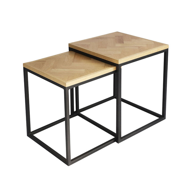 Levede 2Pcs Nesting Coffee Tables