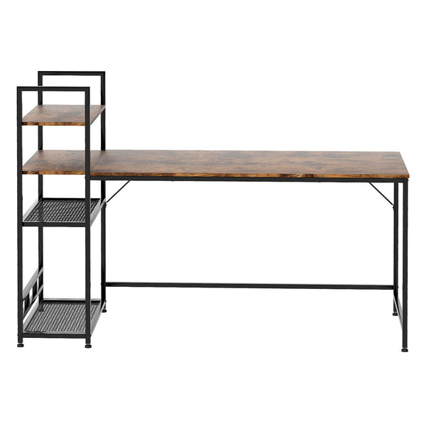 Levede Computer Desk Study Home Table With 4 Tier Shelf Home Office Desks