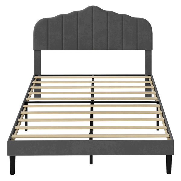 Levede Bed Frame Upholstered Platform Mattress Base Queen Queen Bed Frames