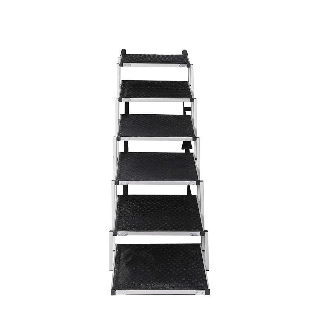 Pawz 6 Steps Dog Ramp Height Black Pet Transport