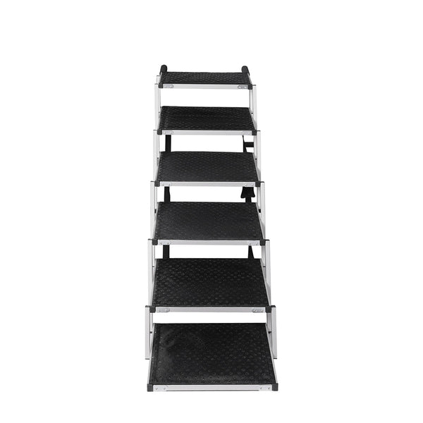Pawz 6 Steps Dog Ramp Height Black Pet Transport